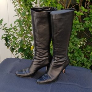 knee high heel boots